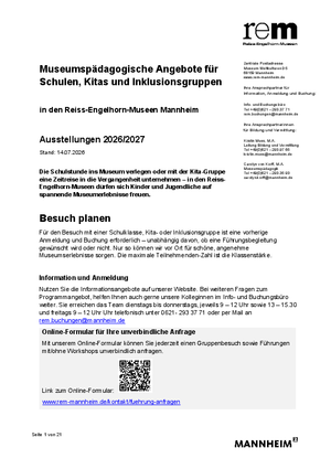 Angebote für Schulen Kitas Inklusionsgruppen