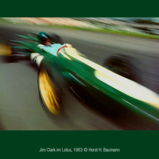 Jim Clark im Lotus, 1983, Copyright Horst H. Baumann