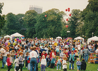 Historisches Foto, KNAX-Klub-Fest im Mannheimer Luisenpark, 1995