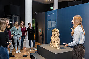 Blick in die Ausstellung "Die Normannen", Reiss-Engelhorn-Museen Mannheim