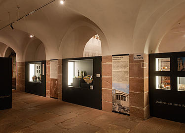 Blick in die Ausstellung "Glanz der Antike"