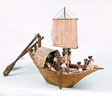 Modell eines Segelbootes
