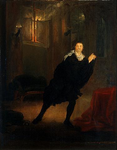 August Wilhelm Iffland als Franz Moor, Heinrich anton Melchior, um 1790, Reiss-Engelhorn-Museen