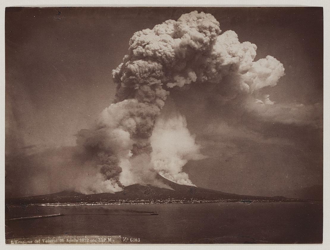 Vesuvausbruch 1872