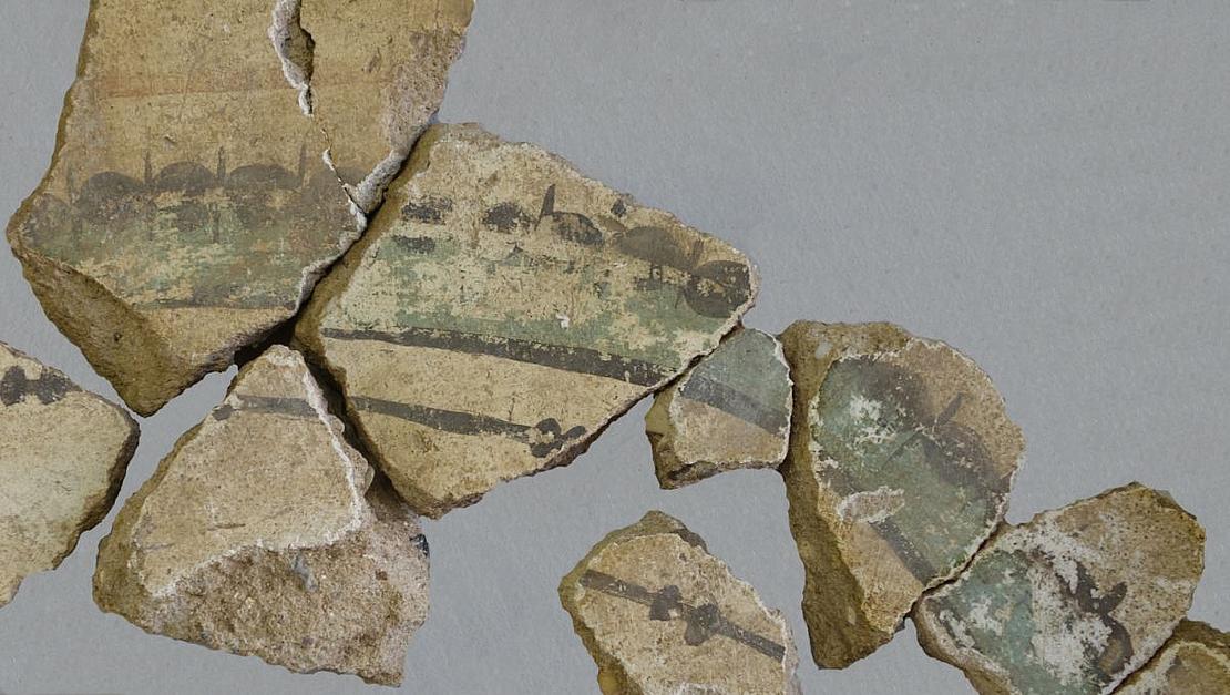 Fragmente von römischer Wand