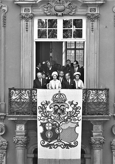 Queen, Rathaus, Schwäbisch Hall, 1965  © Robert Häusser – Robert-Häusser-Archiv/Curt-Engelhorn-Stiftung, Mannheim