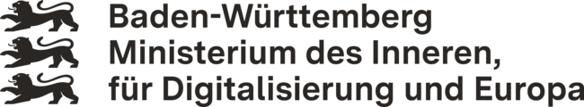 Logo Baden-Württemberg Ministerium des Inneren, für Digitalisierung und Europa