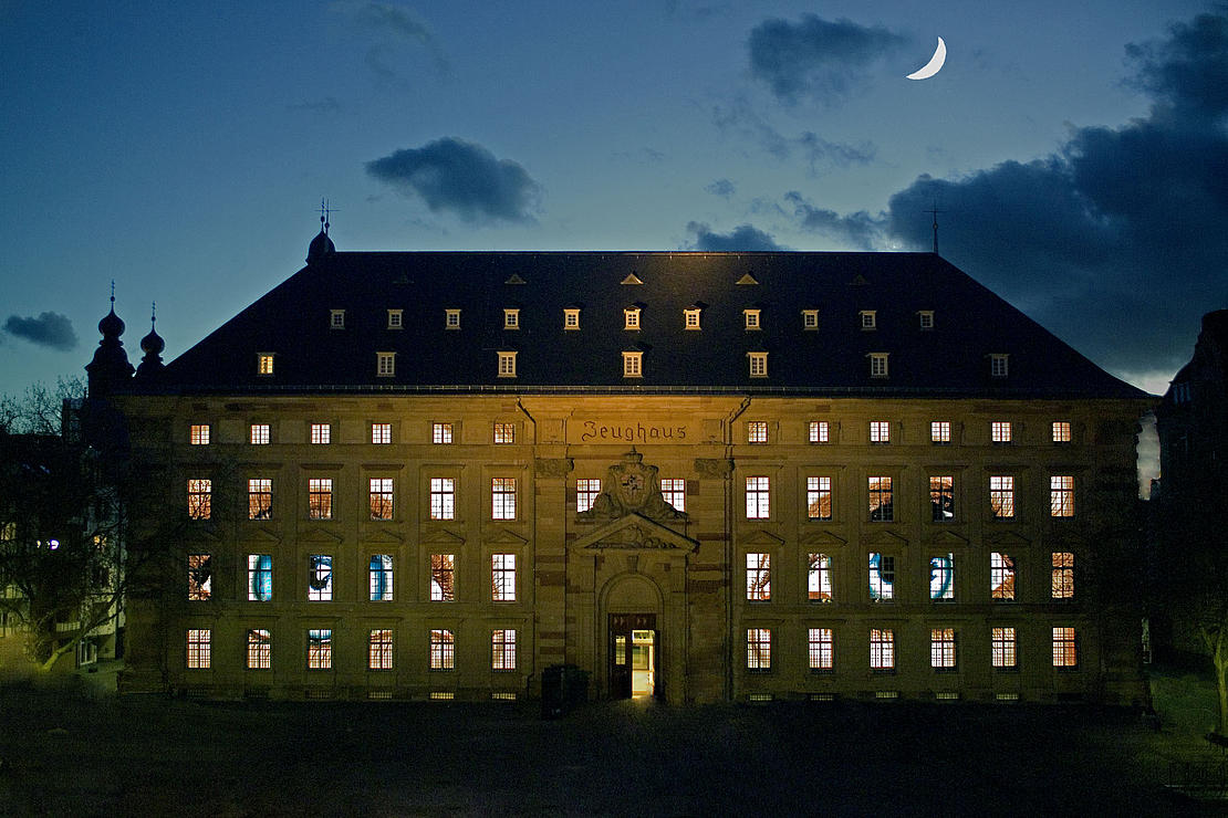 Museum Zeughaus bei Nacht