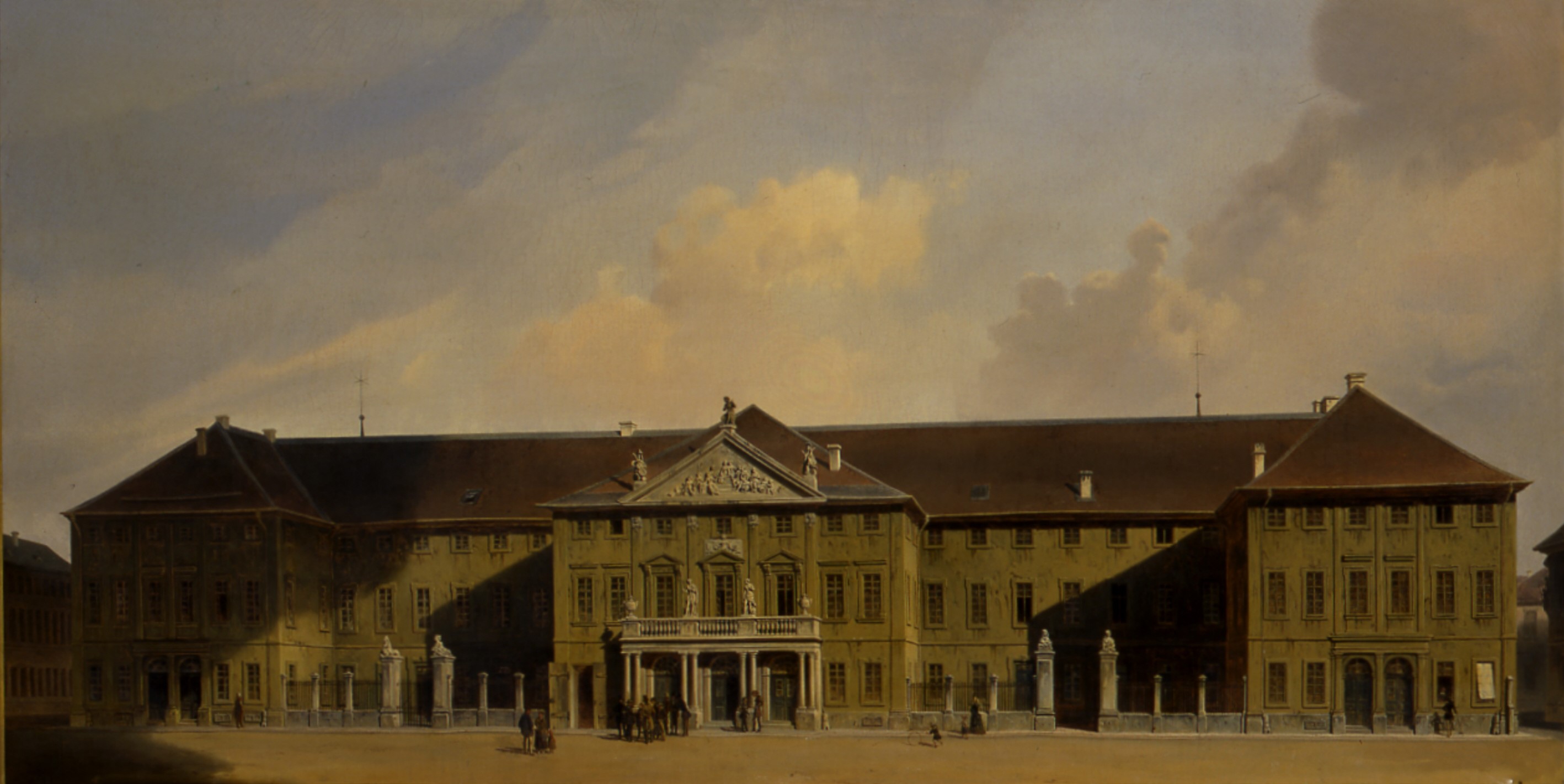 Das Alte Nationaltheater Mannheim, Mathias Artaria, 1853, Reiss-Engelhorn-Museen