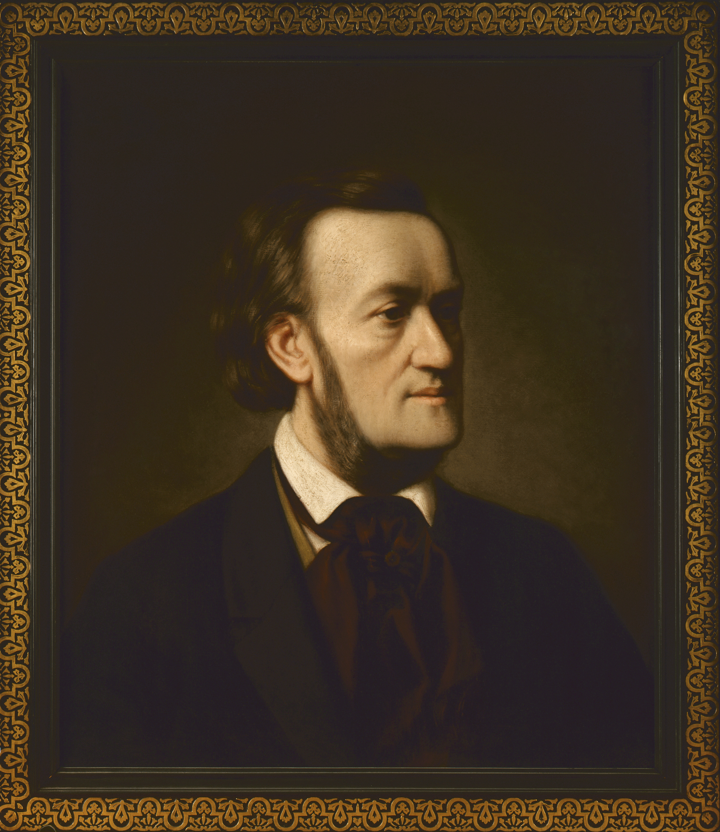 Richard Wagner, Gemälde von Cäsar Willich, um 1862, Reiss-Engelhorn-Museen Mannheim