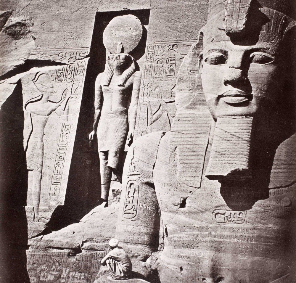 Detail Figurengruppe Bei Abu Simbel